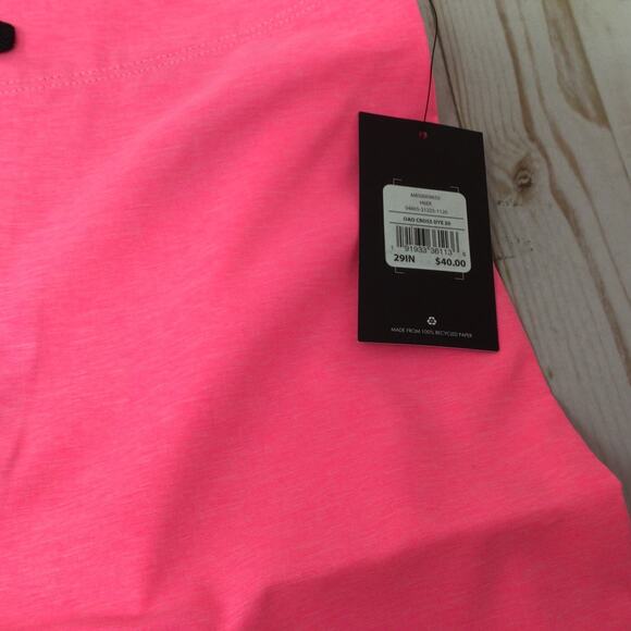 Hurley Mens Crossdye 20 in Length Boardshorts Pink Size 29 Swim Short - Picture 3 of 5